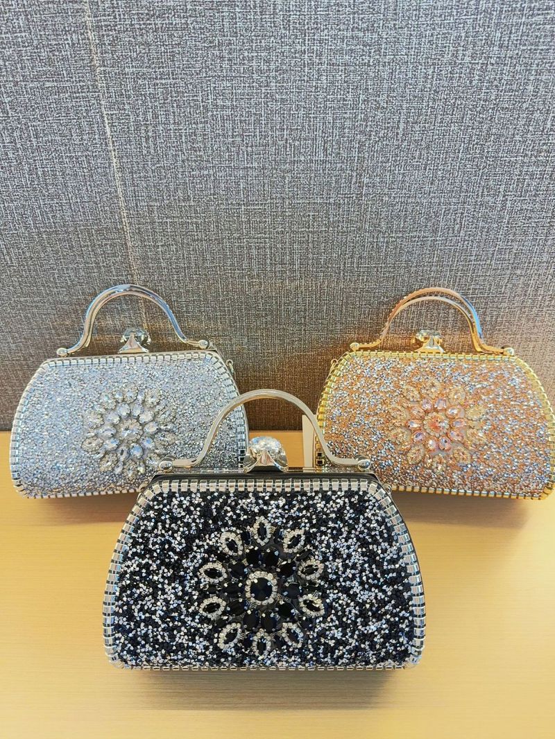 Neue sonnenblumen strass cheongsam frauen handtasche eine schulter schräge spanne abendessen tasche_voghion.com