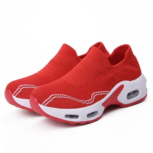 Scarpe sportive da esterno versatili, comode, casual, alla moda, con tallone in rete, traspiranti, con cuscinetto d'aria sul palmo, elastiche_voghion.com