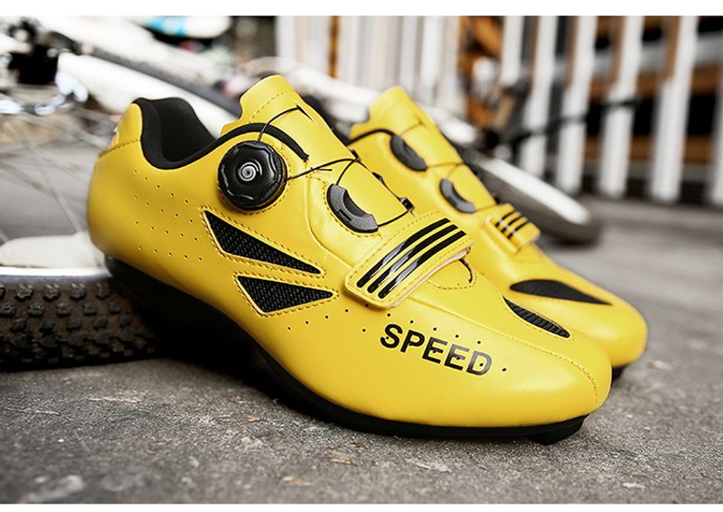 Radfahren dynamischen Fahrradschlössern, schlosslose Fahrrad-Bergschuhe für Herren und Damen mit harter Sohle_voghion.com