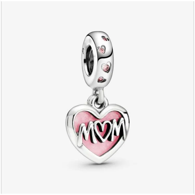 Brățări DIY din argint sterlin S, coliere, pandantiv, farmece, inimă, stea, dragoste, designer de bijuterii, accesorii_voghion.com