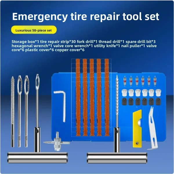 Reifenreparaturset Für Auto Und Motorrad Notfallpannenhilfe_voghion.com