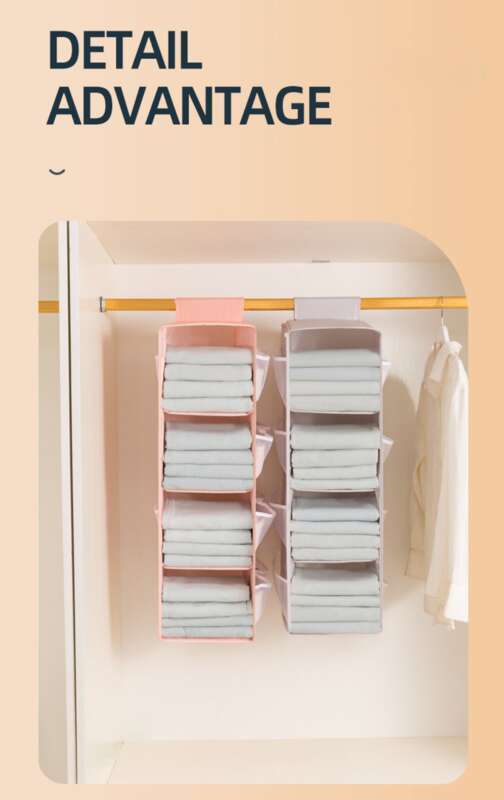 【 8692 People Collection 】 Multi Functional Double-sided Three-dimensional Wardrobe Clothes Underwear Socks Washable_voghion.com