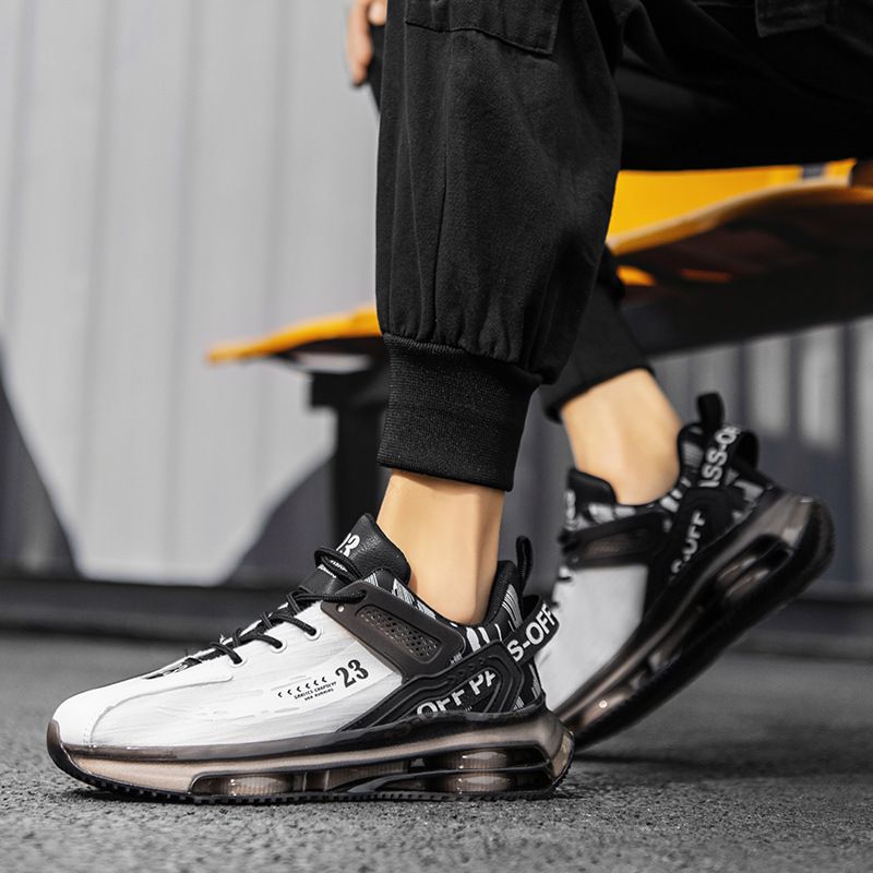 Live-Übertragung der koreanischen Version trendiger 2023 neuer Low-Cut-Mesh-Laufschuhe für Herren_voghion.com