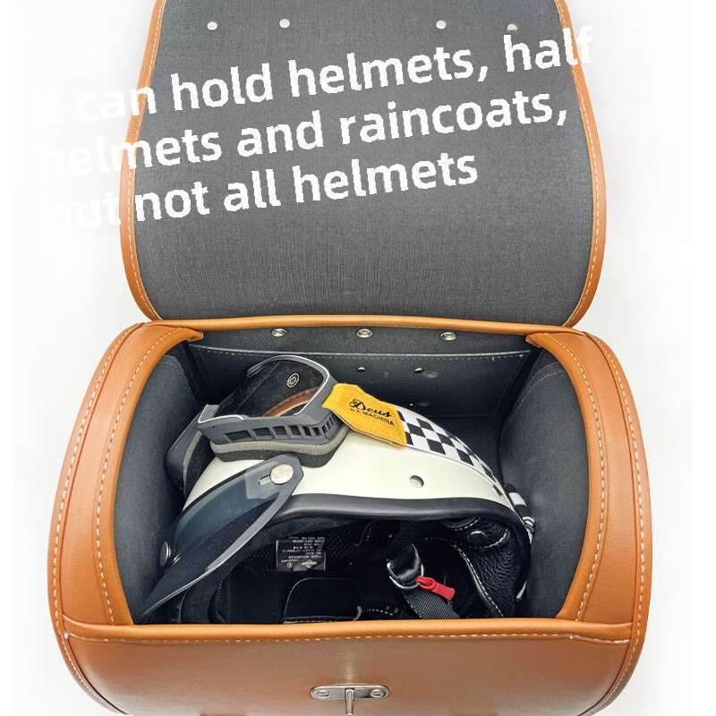 Allgemeine Motorradkofferraum Zongshen Youmi 125yomi Rücksitz Ns125la Pedal Leder wasserdichte Helmtasche_voghion.com