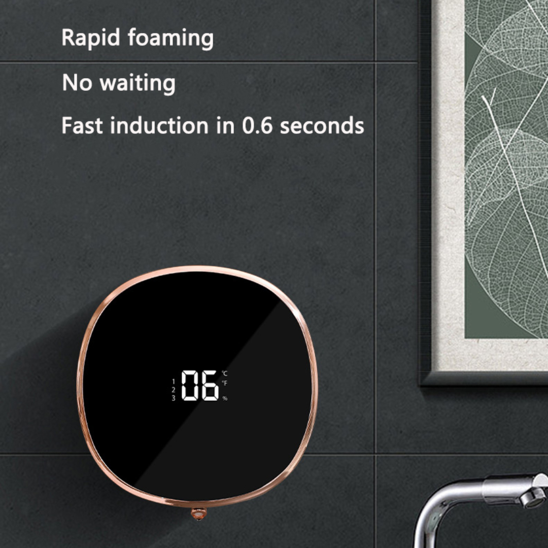 Automatiska skumtvålsdispensrar för badrum Smart tvättmaskin med USB-laddning Tre färger Högkvalitativt ABS-material_voghion.com