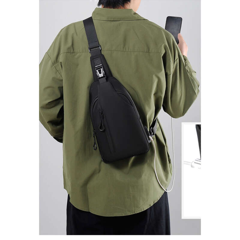 Waterproof Crossbody Bag For Men Stylish Shoulder Chest Pack_voghion.com