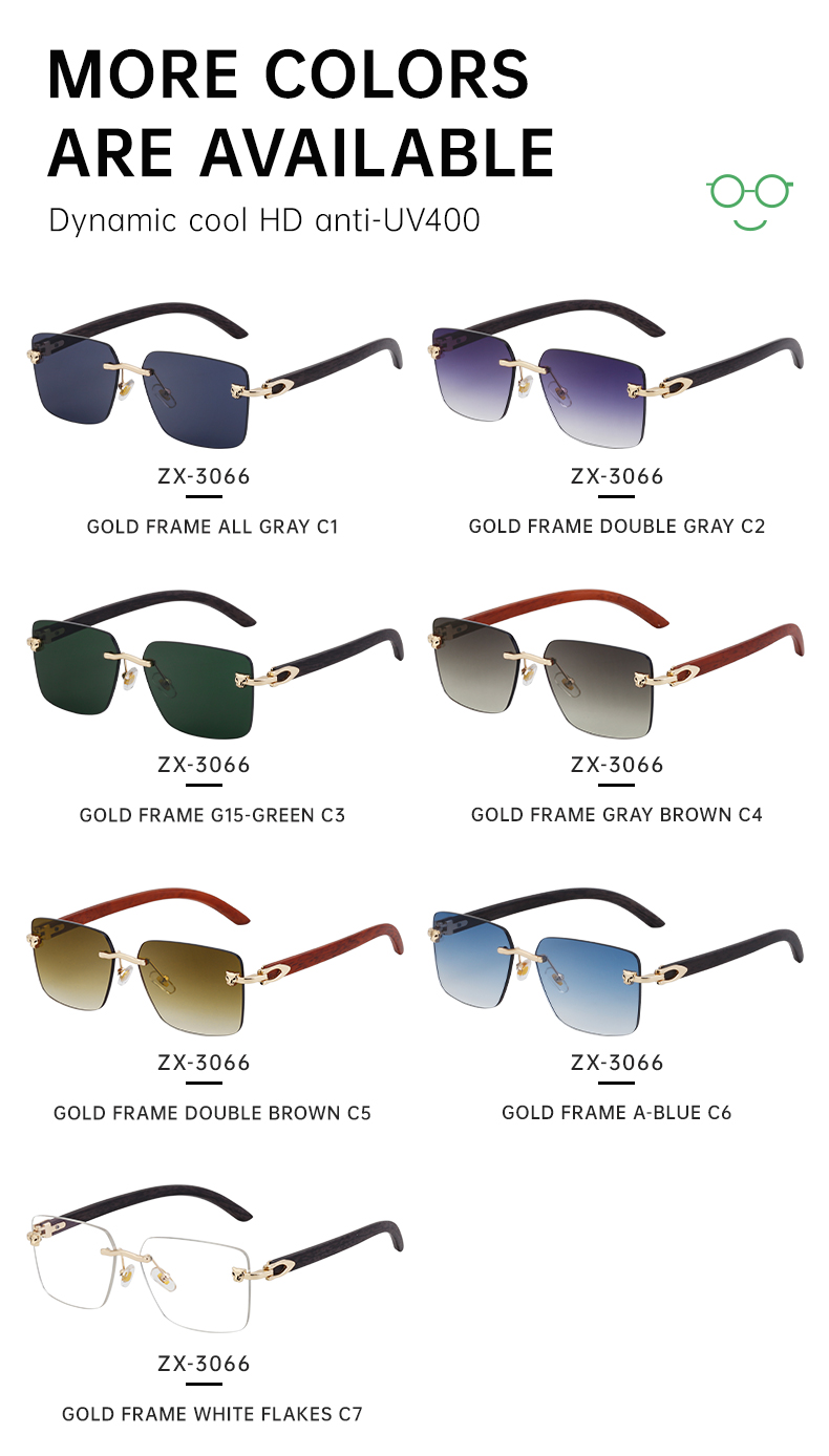 Vintage Square Rimless Sunglasses Men  Brand Fashion Frameless Sun Glasses For Male Anti Blue Light Eyeglasses UV400_voghion.com