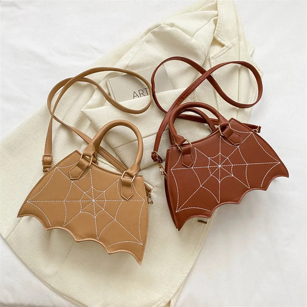 Women Small Shoulder Bag Bat Wing Ladies Top-handle Creative Chic PU Leather Fashion Halloween Props Outdoor Shopping_voghion.com