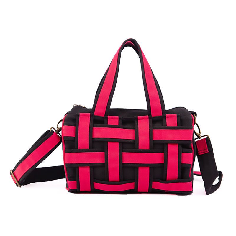 Damentaschen Modische gewebte Taschen im ethnischen Stil, Retro-Umhängetaschen in Kontrastfarbe für Damen,_voghion.com