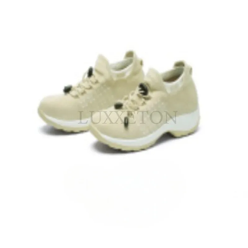 Nuovi modelli di scarpe da donna in rete, per turismo all'aperto, sportive, con suole spesse, maniche traspiranti, calzini e comode scarpe singole_voghion.com