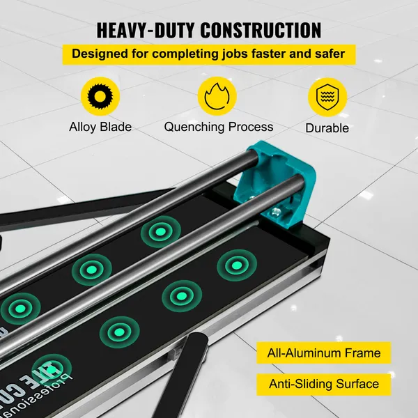 Professional Manual Tile Cutter With Laser Guide And Double Rails_voghion.com