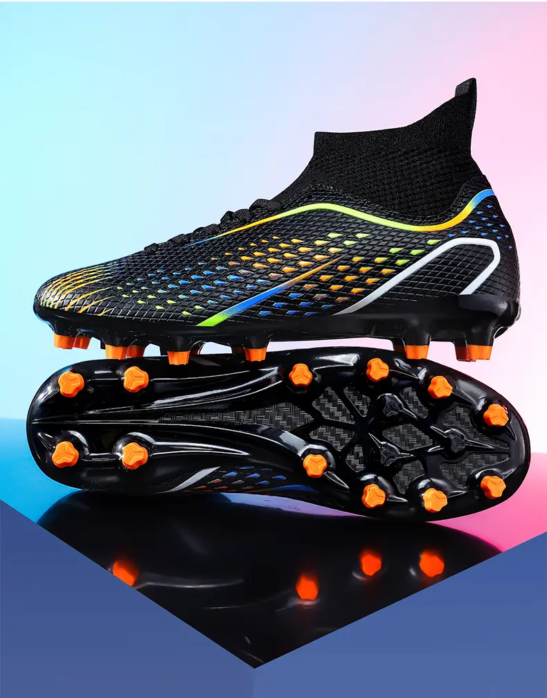 Scarpe da calcio alte professionali per allenamento_voghion.com