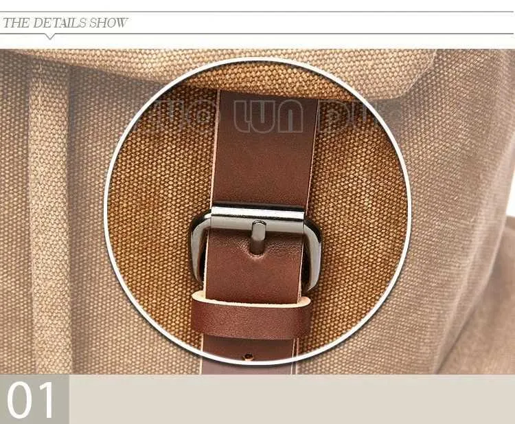 Vintage lõuendiga sülearvuti seljakott meestele Mochila Feminina mood vargusvastane naiste reisiseljakott kooli seljakott C241031_voghion.com