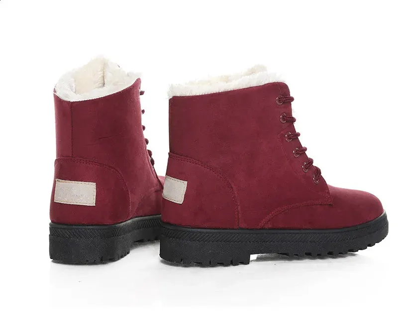 Botas de nieve mujer estilo coreano tendencia invierno_voghion.com