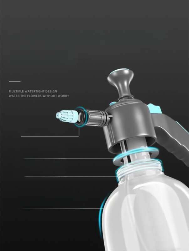 Strumento di vetro alto, cucina e pulizia con flacone spray pneumatico a pressione_voghion.com