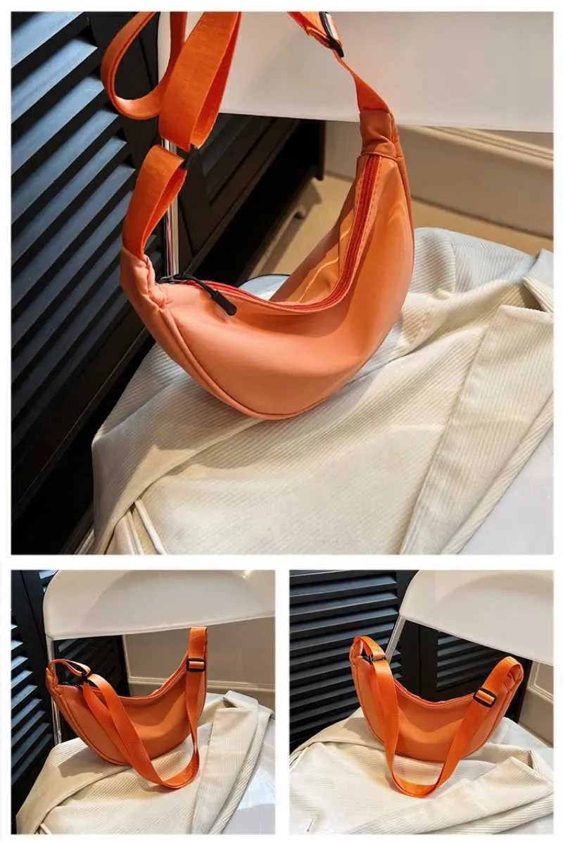 Einfaches Design Damen Umhängetasche Mode Damen Nylon Hobos Kleine Schultertaschen Vintage weibliche Mädchen Geldbörse Tuch_voghion.com