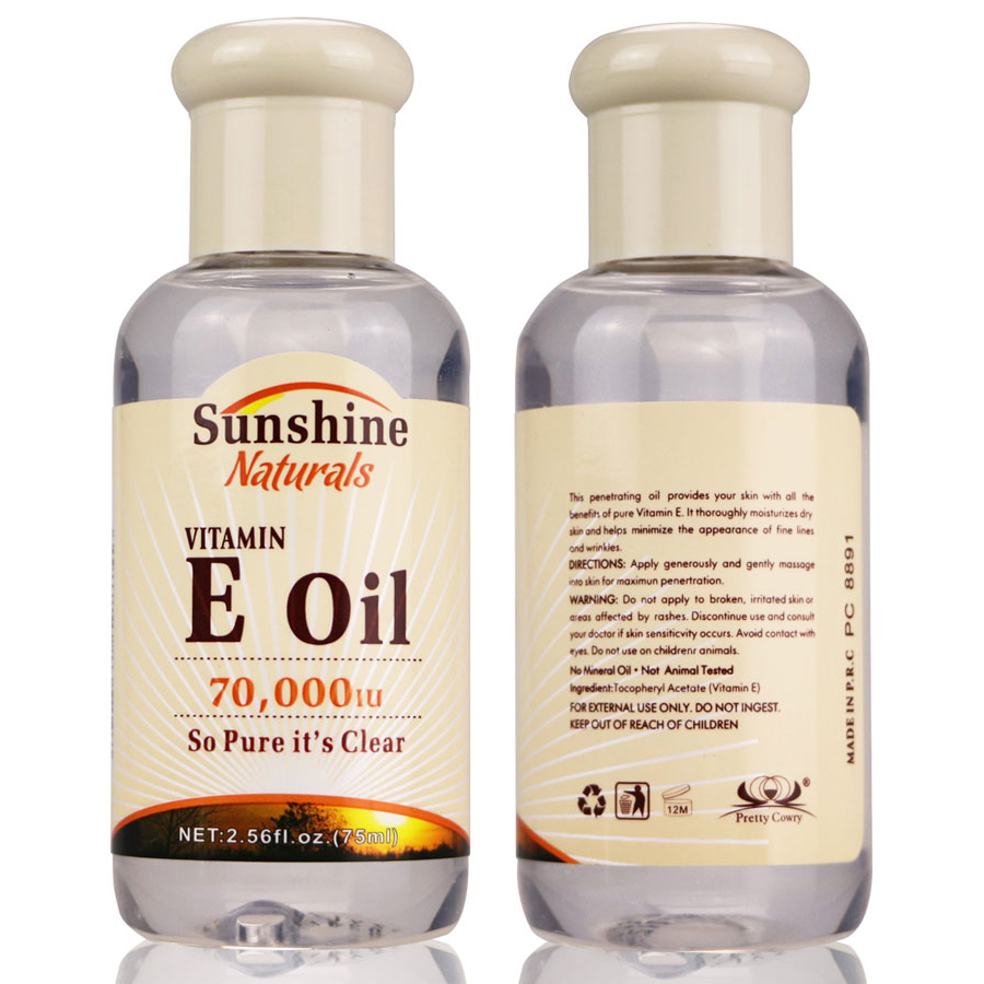 [Hot sale] Sunshine Naturals Vitamin E Oil 70000iu Liquid 2.5 oz Anti Aging_voghion.com