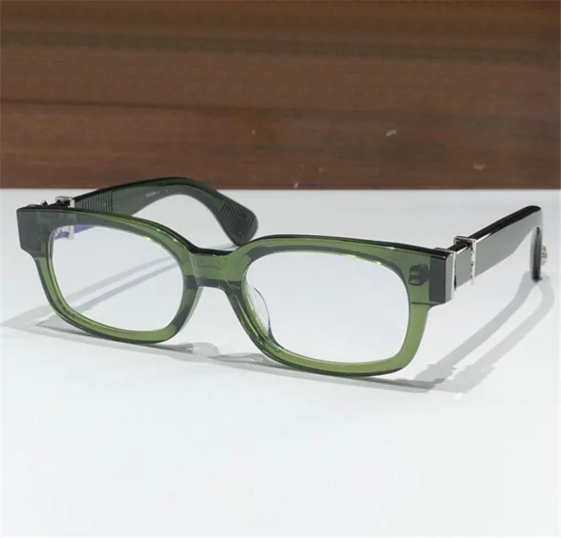 Nuovo design alla moda da uomo, montatura quadrata ottica 8233 retrò in acetato, stile semplice e popolare, forma versatile_voghion.com