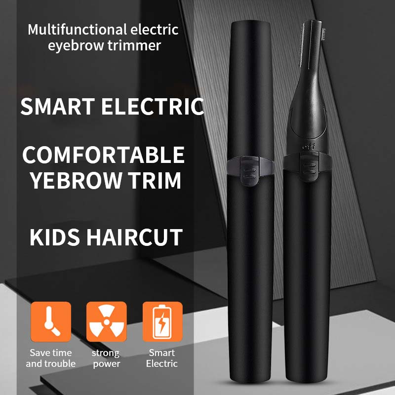 Electric Eyebrow Trimmer Multi-function Washable Eyebrow Razor Ladies Do Not Hurt The Skin Baby Men&#39;s Shaving Razor_voghion.com