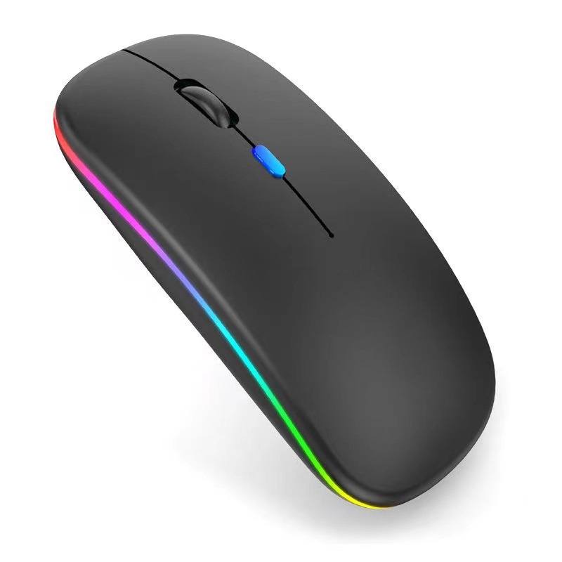 Mouse wireless Bluetooth Gamer Computer wireless ricaricabile Mause Mouse da gioco ergonomico retroilluminato a LED RGB per mouse per PC laptop_voghion.com