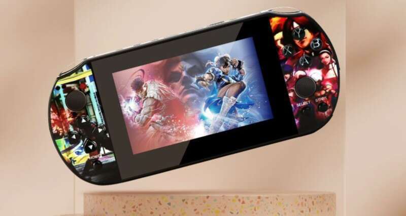 New Q3 High-definition Large Screen UX System Classic Nostalgic Joystick PS1 Handheld Gaming Console_voghion.com