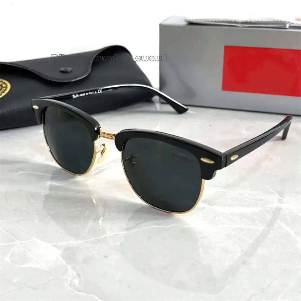 Designer Classical Brand Ray Clubmaste 3016 Fashion Half Frame Sunglasses Women Men Polarized Sunnies Outdoors Driving_voghion.com