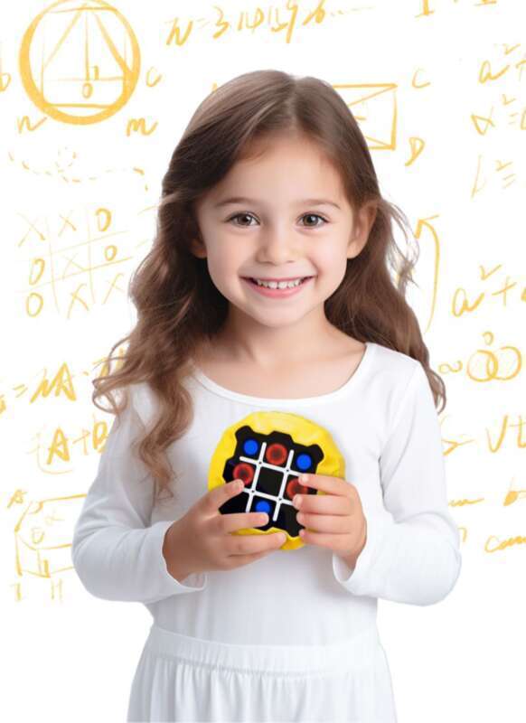 Super Electronic Tic Tac Toe Game Console, Portable Desktop, Beneficial Intelligence, Children's Toys, Parent-child_voghion.com