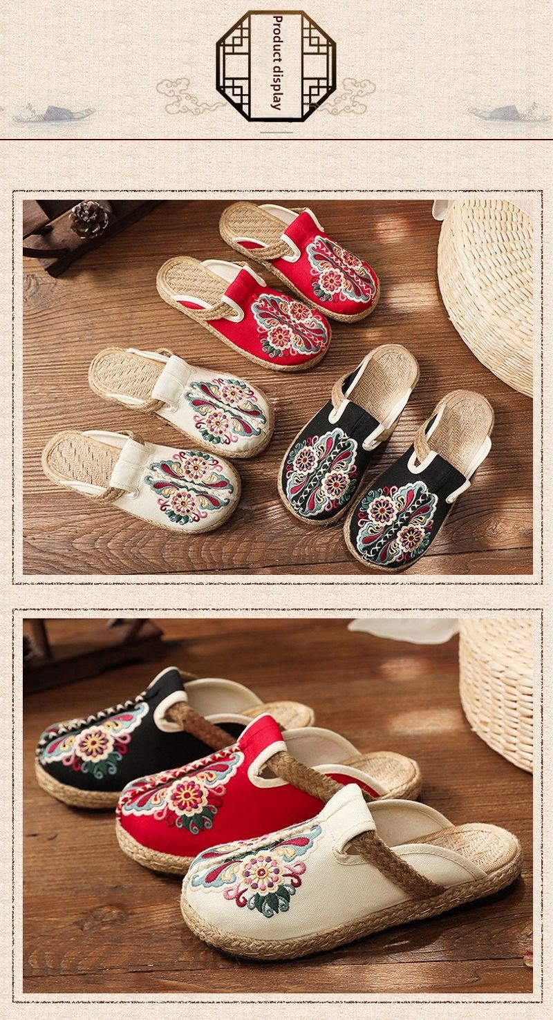 New Ethnic Fashion Cloth Shoes Slippers Women_voghion.com