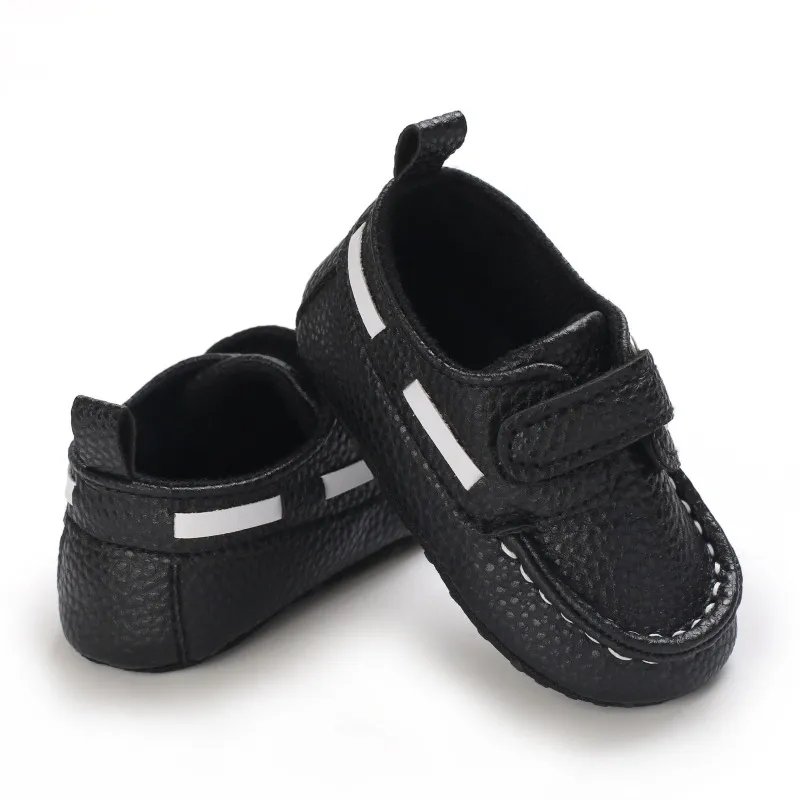 Little Kid Cuir Bébé Antidérapant Fond Souple Bébé Unisexe Décontracté Littlesprouts Nouveau-Né Tout-Petit Premiers Marcheurs Berceau_voghion.com