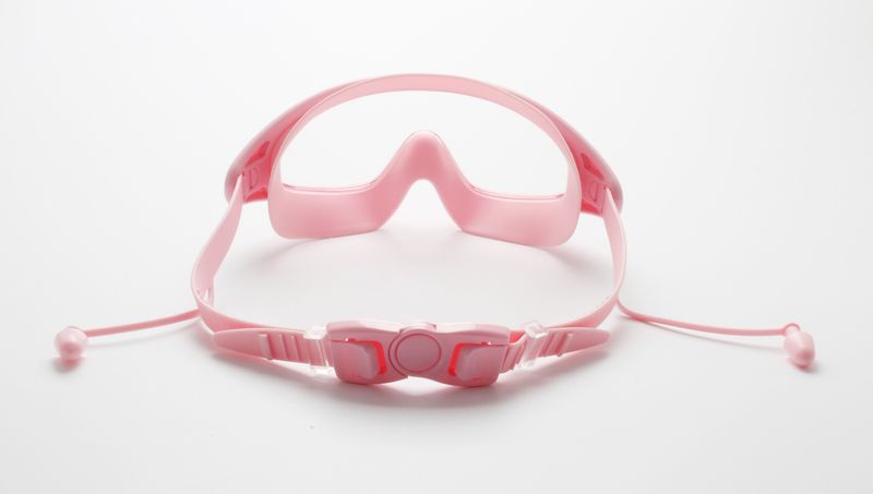 Schwimmen Erwachsene große rahmen galvanisierte wasserdichte anti-beschlag einteiliges ohrstöpsel Große vision schutz schwimmen_voghion.com