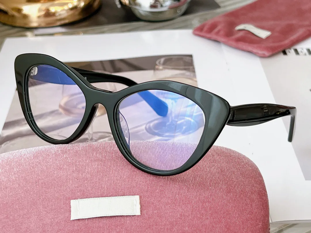 cat eye miu Prescription designer women mens sunglasses High end metal mu design Sexy charm Brand glasses_voghion.com