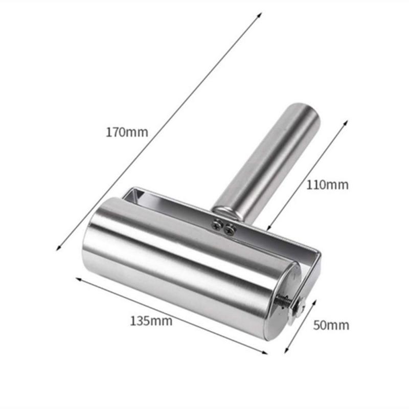 Mattarello in acciaio inox per pasticceria, pizza, fondente, rullo per fornai, utensile da cucina in metallo per cuocere l'impasto, pizza, biscotti, utensile da cucina_voghion.com