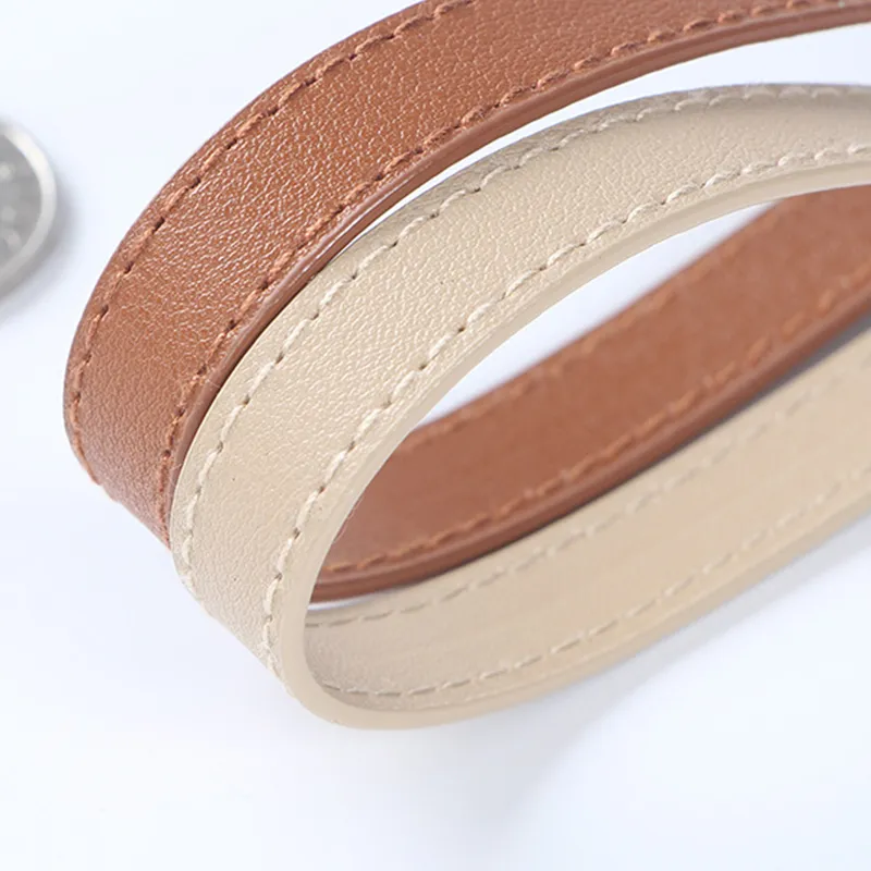 Neue Clutch-Handgelenk-Griffe aus 1,2 cm breitem PU-Leder für Damen, Geldbörsengriff, Ersatzgürtel, Taschenzubehör_voghion.com