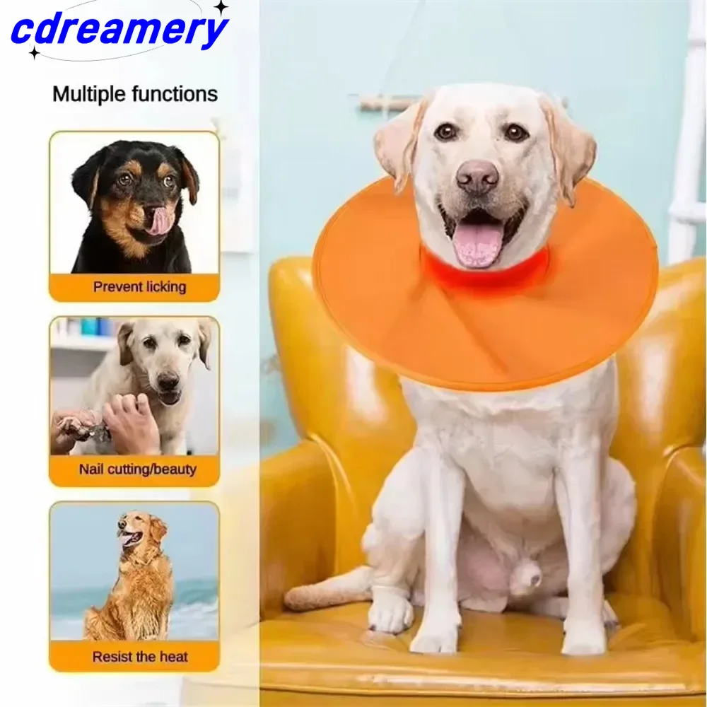 Medical Recovery Collar For Dogs, Soft Conical Collar For Dogs After Surgery, Adjustable And Breathable Collar For Large/medium/small Dogs_voghion.com