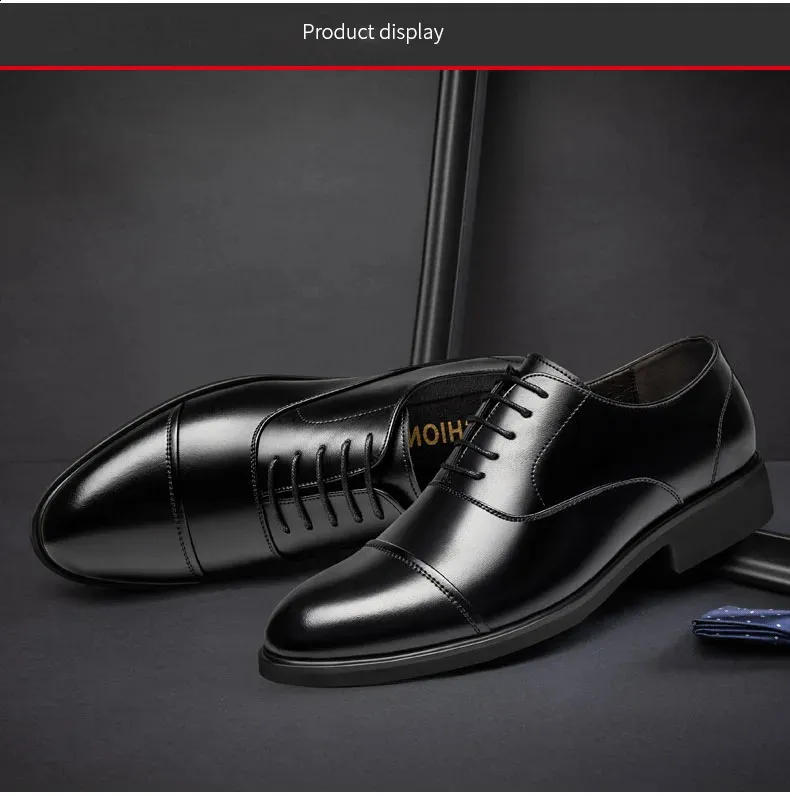 Größer werdende Schuhe für Männer, die größer werden, 6 cm, unsichtbare Einlegesohle für den täglichen Gebrauch, erhöhte Hochzeits-Oxfords für Herren_voghion.com