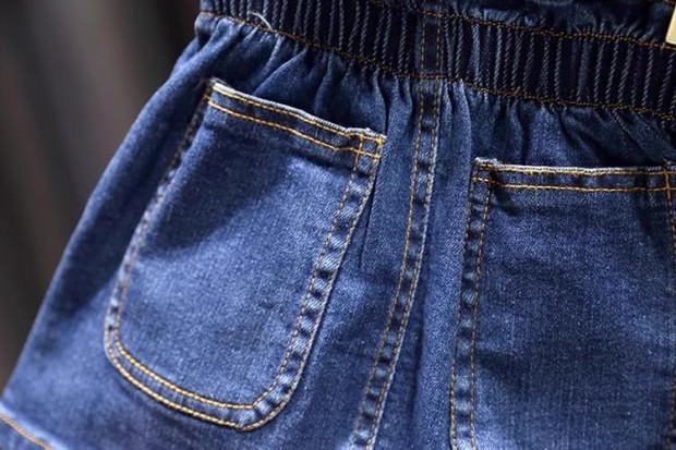 Pantalones cortos de mezclilla para madres e hijos, nuevos modelos de verano para niñas, faldas cortas finas para niñas, pantalones cortos para niñas, pantalones versátiles para niñas_voghion.com