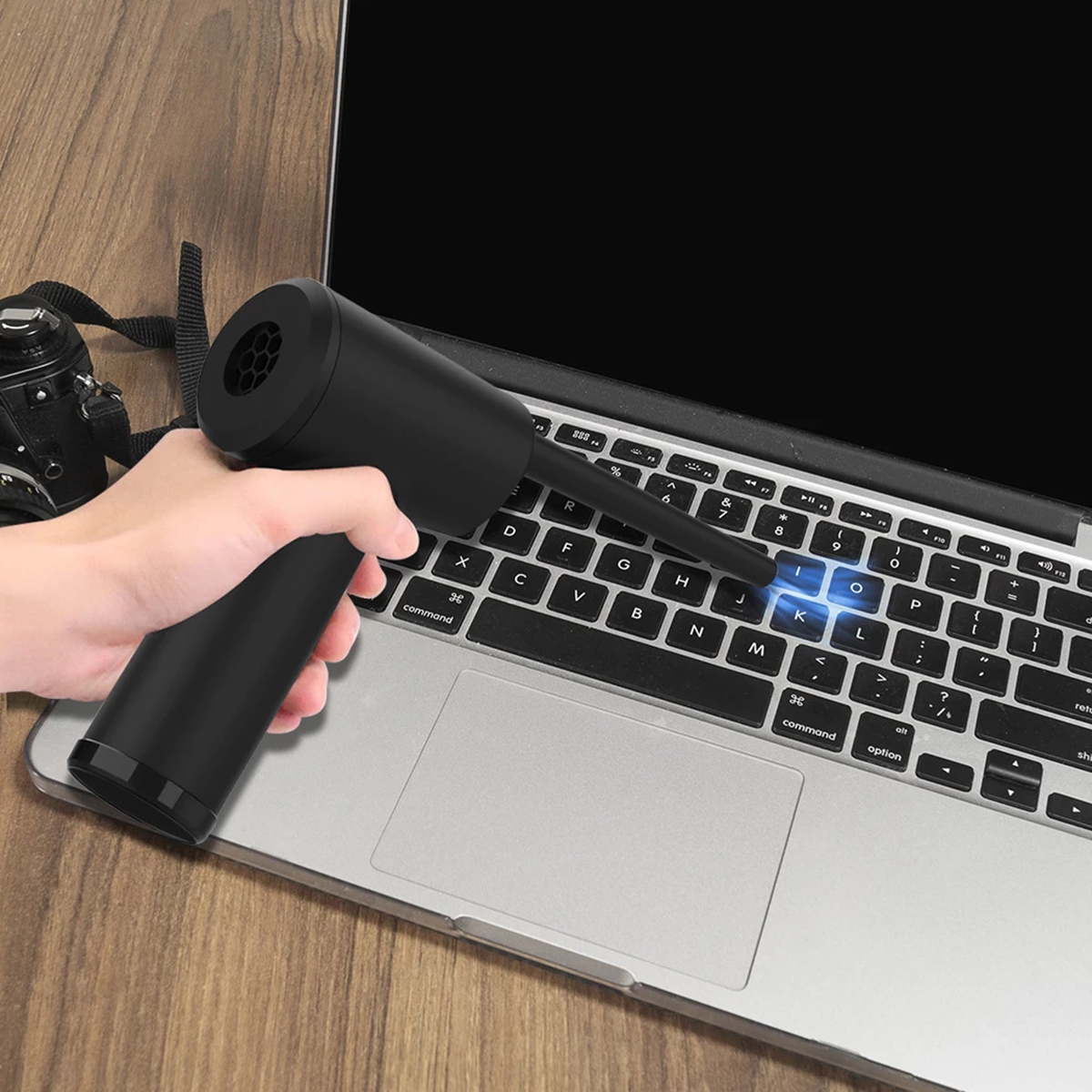 15000mAh bezvadu gaisa putekļsūcējs saspiestā gaisa pūtēja pistole 51000RPM elektriskā gaisa putekļsūcējs datora tastatūras kameras tīrīšanai_voghion.com