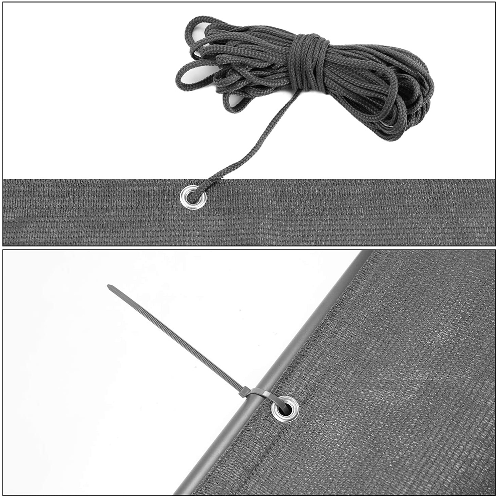 Sunshade Net Ventilation Privacy Screen Balcony Cover HDPE Buckle Outdoor Sail Awning Shade Cloth Garden Fence Shelter_voghion.com