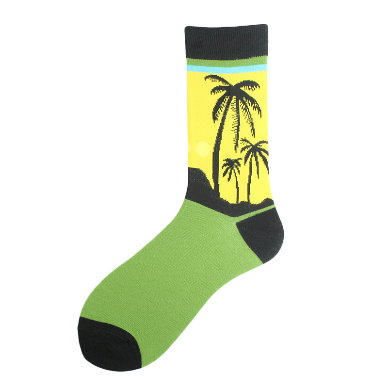 Calcetines de moda para otoño/invierno personalizados para parejas de patinetas de longitud media de marca Instagram de hip hop callejero para hombres y niños_voghion.com