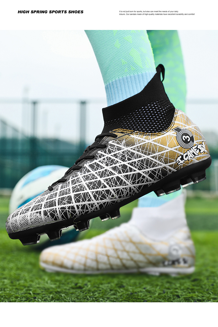 Professional Unisex Soccer Shoes Men Women Football Boots Training Sport Footwear Match Sneakers Non-slip Drop Shipping_voghion.com