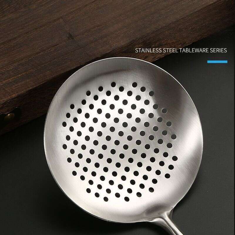 316 Stainless Steel Thickened Spatula Supplies Household Stir Fry Soup Leaking Spoons, Kitchen Utensils Complete Set_voghion.com