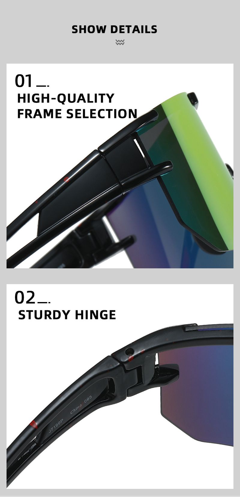 Nouvelles lunettes de soleil de sport de plein air Cool Fashion pour hommes et femmes_voghion.com