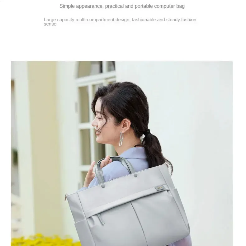 GOLF Briefcase for Women Apricot Document Handbag 14 Inch Business Laptop Tote Bag College Bags Womens Handbags Trend_voghion.com