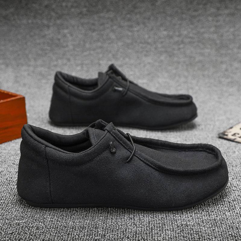 MAEDEF Man's Sneakers Canvas Flats Male Summer Casual for Men High Quality Loafers 2024 Walking Driving Mens Shoes_voghion.com