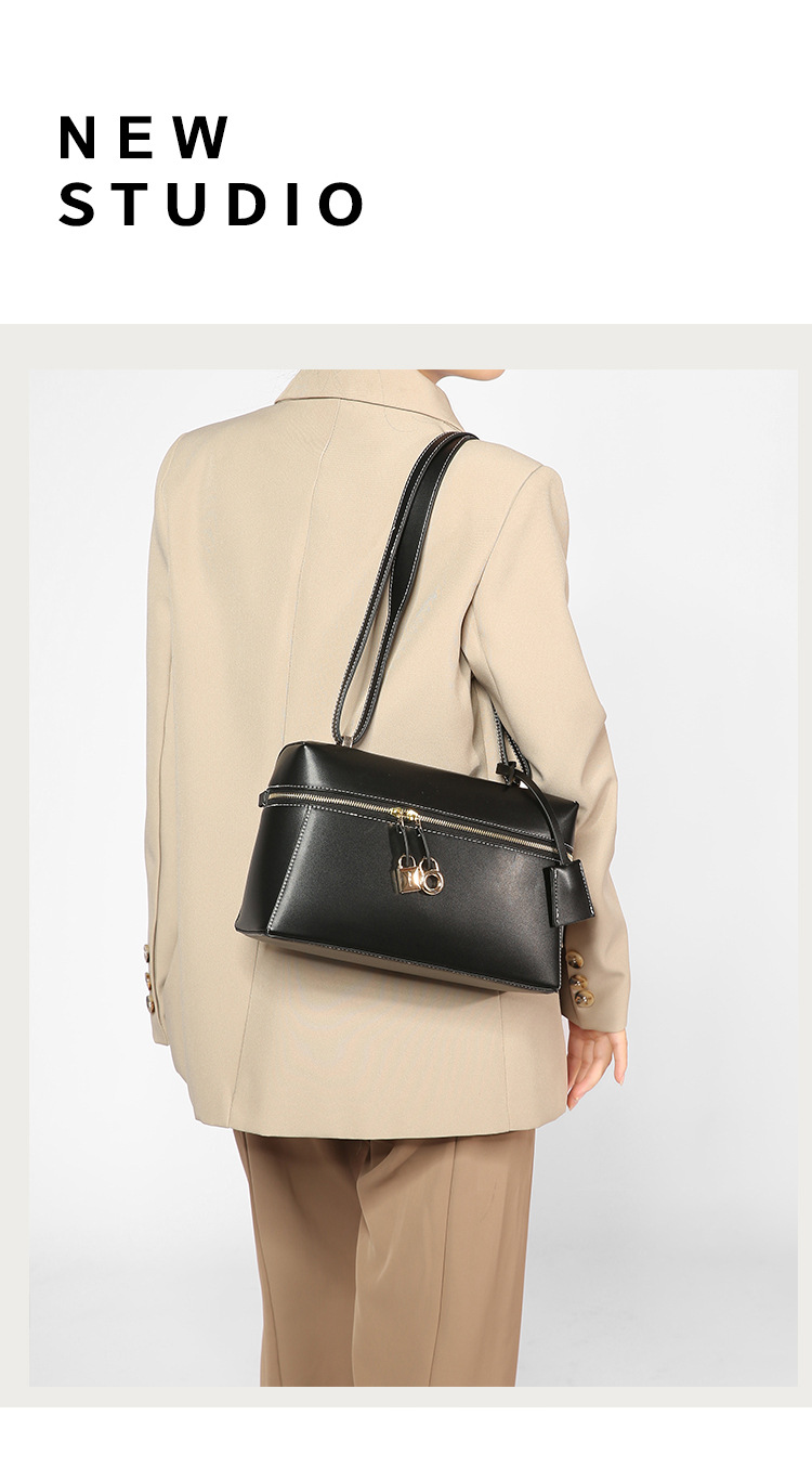 Borsa da donna retrò, borsa a tracolla portatile monospalla, borsa porta pranzo LP, stesso stile, moda di alta qualità, semplice, tutto-fiammifero_voghion.com