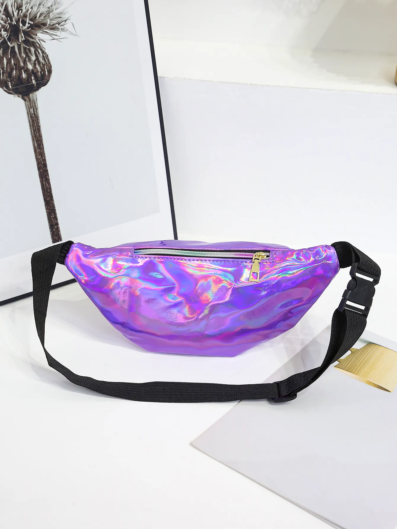 Laser Fanny Belt For Women Cross Body Womens Crossbody Bags Fashion Waist Pack Bum Bag Hiking Running Travel_voghion.com