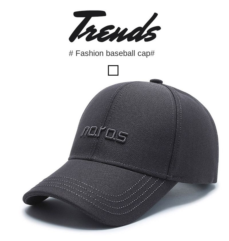 Cappello da baseball alla moda, tutto in uno, semplice, nero, casual, da uomo, con protezione solare, alla moda_voghion.com