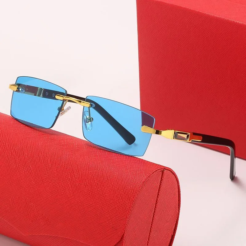 Classic Men's Sunglasses Retro Designer Metal Frame Eyewear_voghion.com