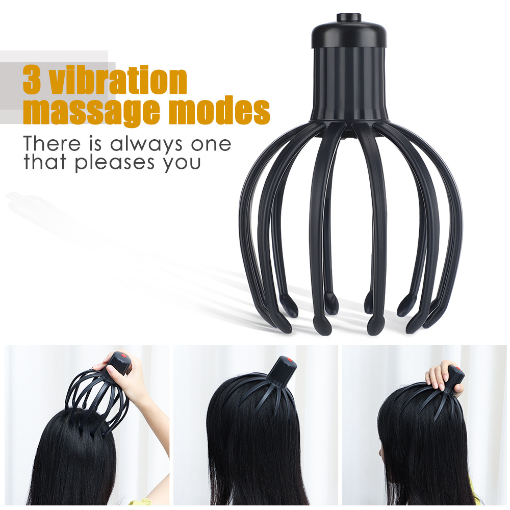 12 multifunctional electric head massager intelligent meridian unblocking massage claw_voghion.com