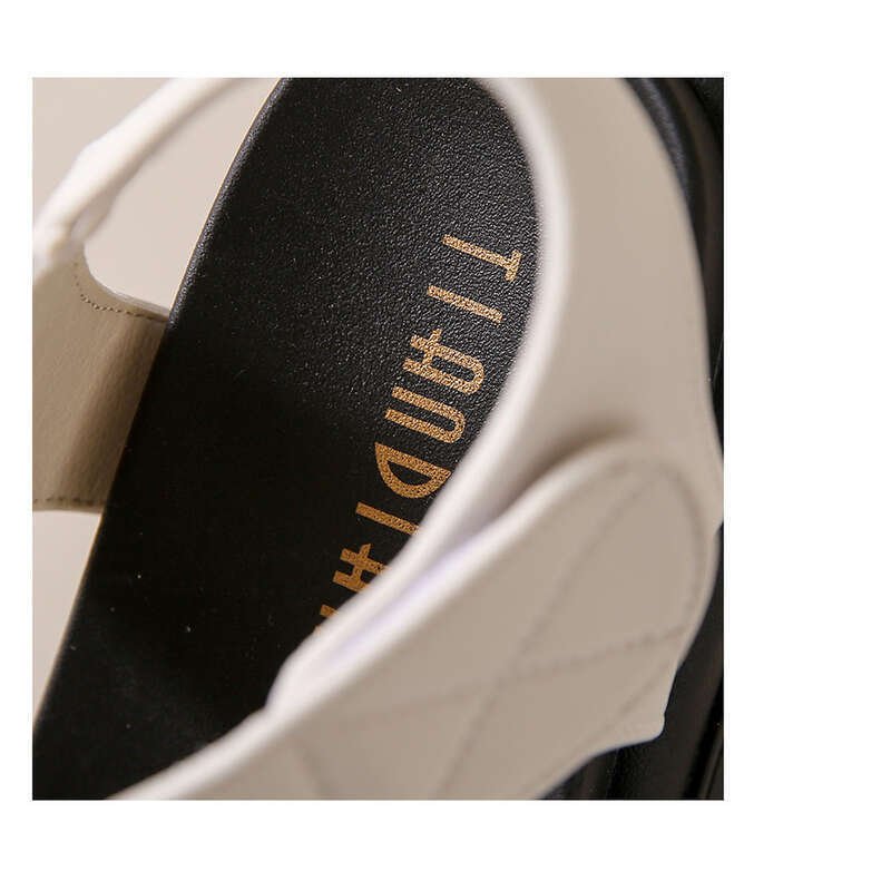 Römersandalen, Klettverschluss-Design, eleganter Feenstil, zum Tragen geeignet._voghion.com